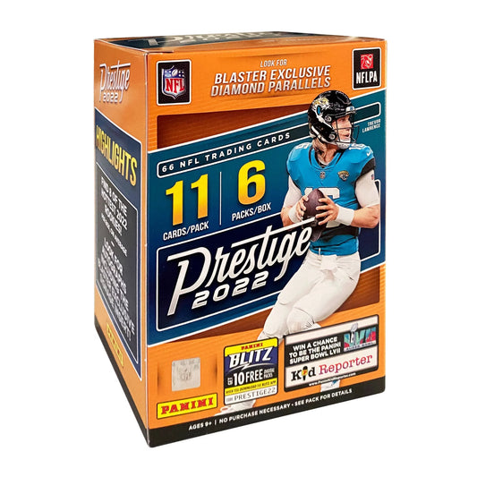 2022 Panini Prestige Football Blaster Box Trading Cards